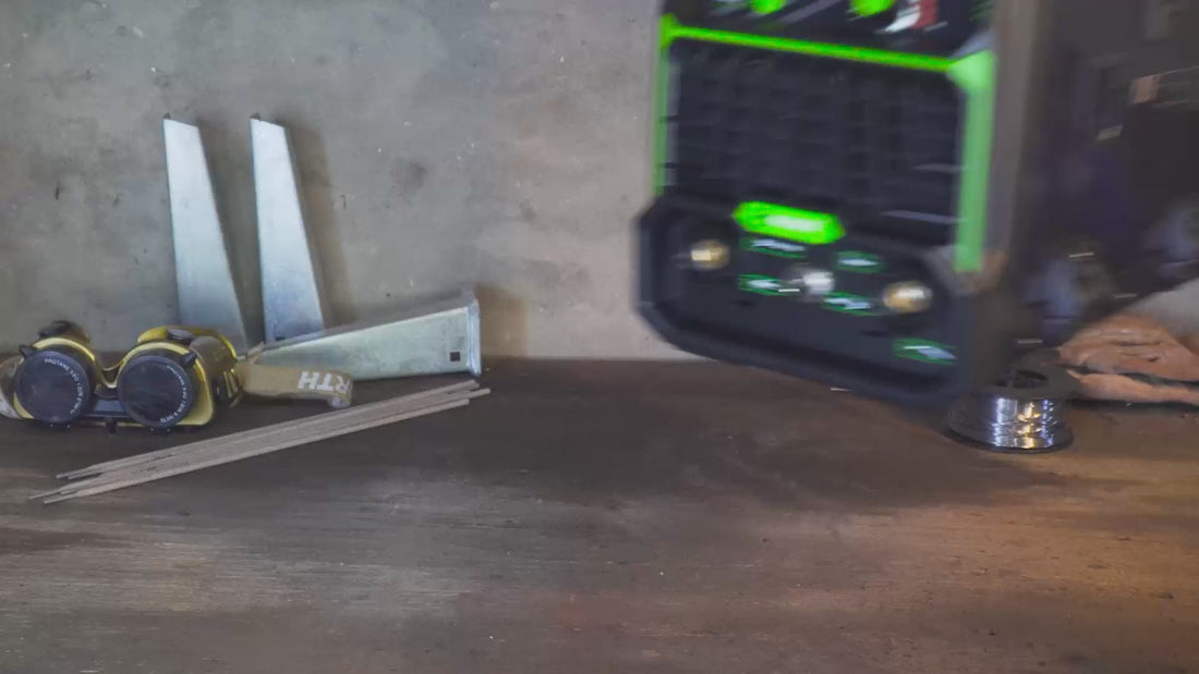 Spawanie metodą MIG FLUX spawarką 4,5 kVa WUBER