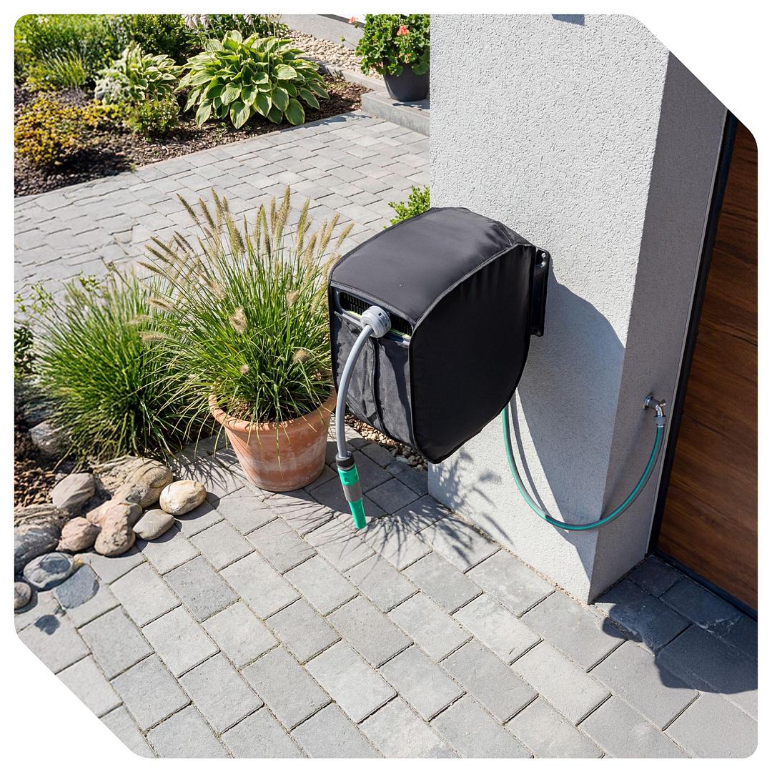 Pokrowiec na zwijak do węża ogrodowego zwijacz 30 m WUBER